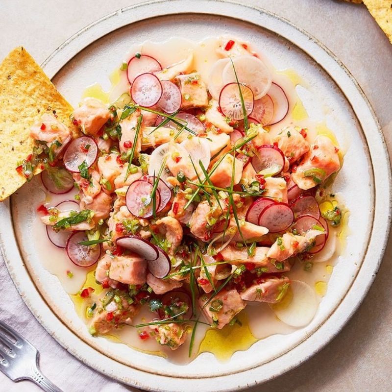 Ceviche de truite - La seule manière que je mange du poisson
